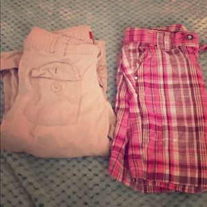 Pair of Capris and Shorts